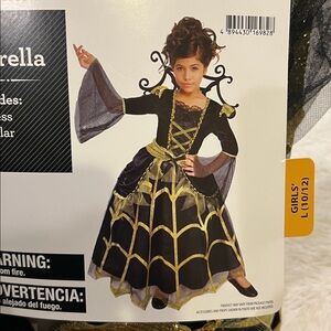 Spiderella Halloween costume Child Large (10-12)